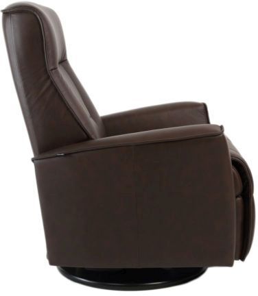 Fjords® Relax Harstad Mocha Large Dual Motion Swivel Recliner-3