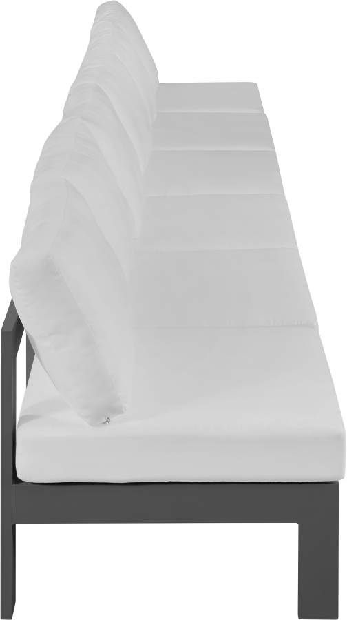 Meridian Furniture Nizuc White Outdoor Patio Modular Sofa-2