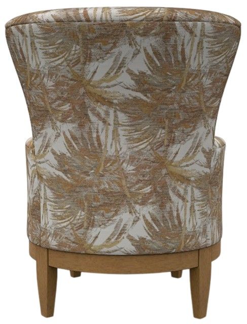 Best® Home Furnishings Customizable Justine Swivel Chair with Honey Birch Legs-3