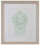 Bassett Mirror Mint Vases llI Framed Print-0