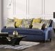Furniture of America® West Brompton 2-Piece Navy Living Room Sitting Set-1