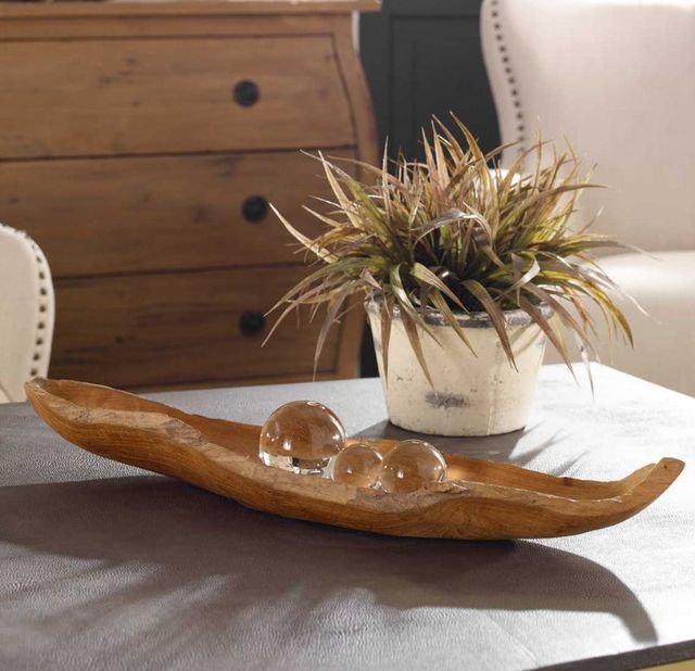 Uttermost® Natural Teak Leaf Bowl-1