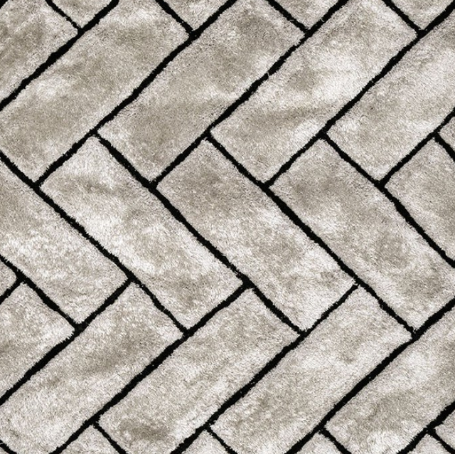 Furniture of America® Fermont Gray 5'x7' Area Rug-1