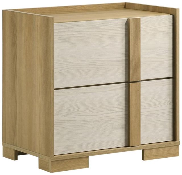 Coaster® Hyland 4-Piece Natural/White Queen Bedroom Set-2