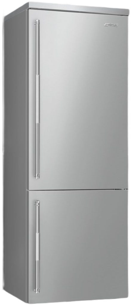 Smeg Professional 28" 16.3 Cu. Ft. Stainless Steel Counter Depth Bottom Freezer Refrigerator-4