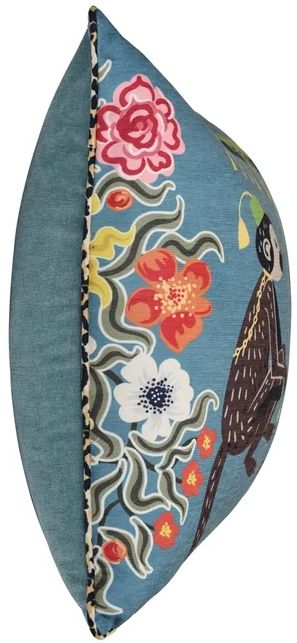 Stylecraft Dann Foley Lifestyle Blue/Brown Designer Throw Pillow-2