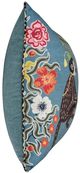 Stylecraft Dann Foley Lifestyle Blue/Brown Designer Throw Pillow-2