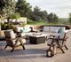 Homecrest™ Outdoor Living Customizable Ava Cushion Fabric/Plastic Outdoor Chat Chair-2