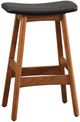 Homelegance® Ride Matt Black/Walnut Counter Stool-0