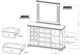International Furniture Direct Terra Dark Black Dresser-2