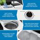 Kenmore 15.5 lbs White Impeller Portable Top Load Washer with Dual Motors & Built-In Drain Pump -4