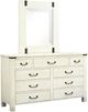 Magnussen Home® Chesters Mill Alabaster/Aged Iron Drawer Dresser-0
