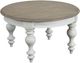 Riverside Furniture Jameson Antique Oak Coffee Table with Pale Taupe Base-0