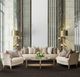 Michael Amini® Malibu Crest Chardonnay/Cloud White Sofa-1