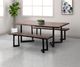 Porter International Designs Manzanita Midnight Dining Bench-4