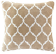 Olliix by Madison Park Ogee Tan Square Pillow-0