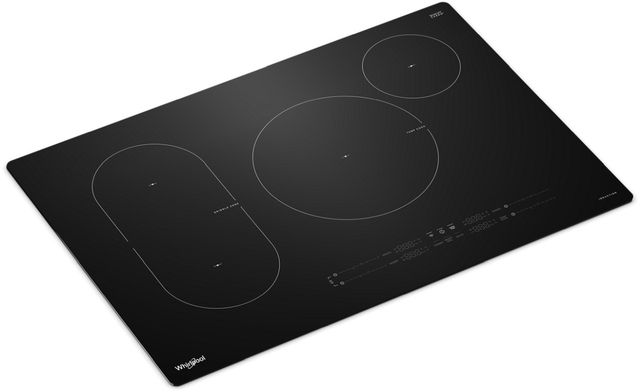 Whirlpool® 30" Black Intelligent Induction Cooktop with Temp Cook™ Technology-2