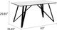 Emerald Home Trista Marbled White Dining Table with Black Legs-2