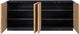 Universal Explore Home™ New Modern Noir Black/Brown Credenza-3