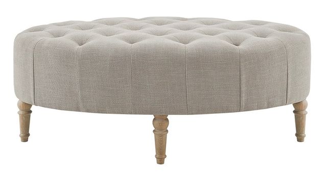 Olliix by Martha Stewart Clara Gray Accent Ottoman-0