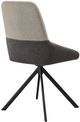 Armen Living Maverick 2-Piece Light Gray Dining Chair Set-1
