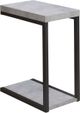 Coaster® Beck Cement Accent Table with Black Metal Base-0