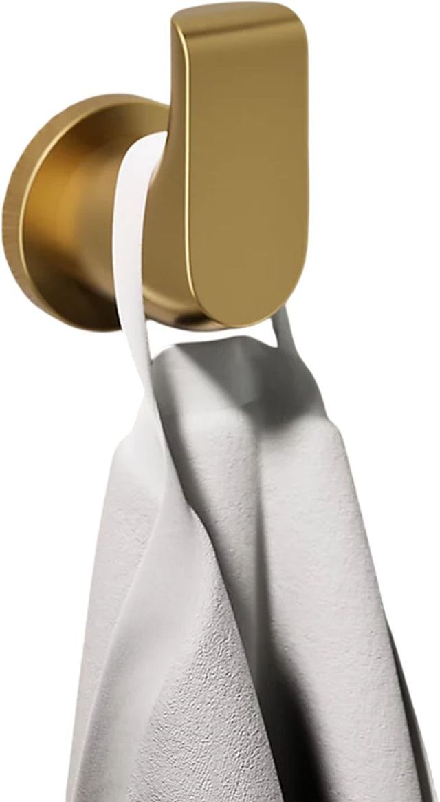 KOHLER® Avid® Vibrant Brushed Moderne Brass Robe Hook-1