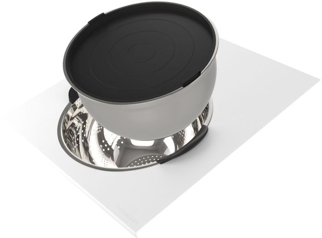 The Galley® Designer White Resin Dual Tier Bowl & Colander-0