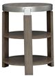 Liberty Furniture Sutton Bleached Sand Chairside Table-0