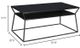 Moe's Home Collection Osaka Matte Black Coffee Table-2
