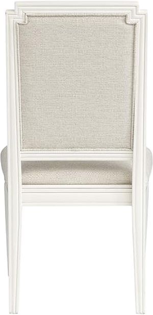 Magnussen Home® Willowbrook Egg Shell White/Natural Dining Side Chair with Upholstered Seat and Back-3