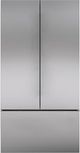 Sub-Zero® Classic 36" Stainless Steel French Door Framed Front Panels-0