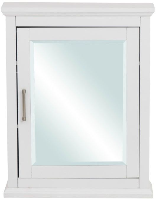 Linon Scarsdale White Medicine Cabinet-2
