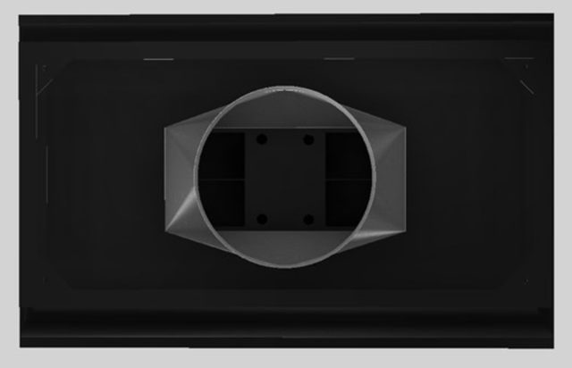 Vent-A-Hood® Designer Series 48" Black Island Range Hood-2