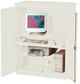 Crate Designs™ Furniture Cloud Lacquer Top Computer Armoire-0