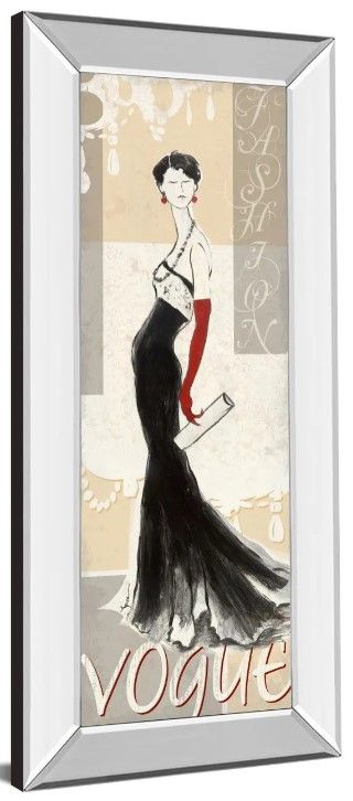 Classy Art Vogue by Tava Studios Mirror Framed Wall Art-1