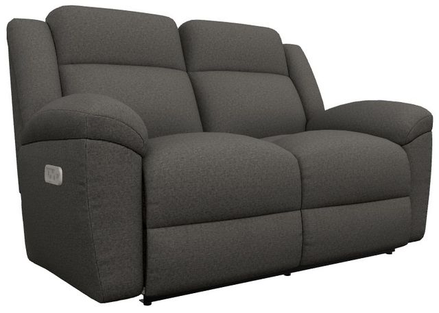 La-Z-Boy® Joel Charcoal Power Reclining Loveseat with Headrest and Lumbar-0