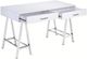 ACME Furniture Coleen Chrome/White High Gloss Writing Desk-4