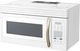 FORNO® Scalo Series Espresso 1.6 Cu. Ft. Fingerprint Resistant White Over The Range Microwave -1