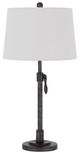 Cal® Lighting & Accessories Riverwood Antique Silver Adjustable Table Lamp-0