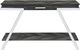 Steve Silver Co. Roma Shadow Gray Sofa Table with Chrome Base-2