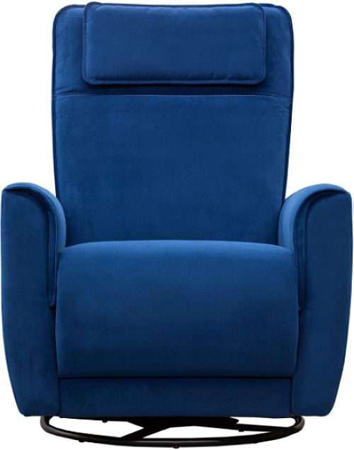 Elran L0202 Blue Power Swivel Glider Rocker Recliner-1