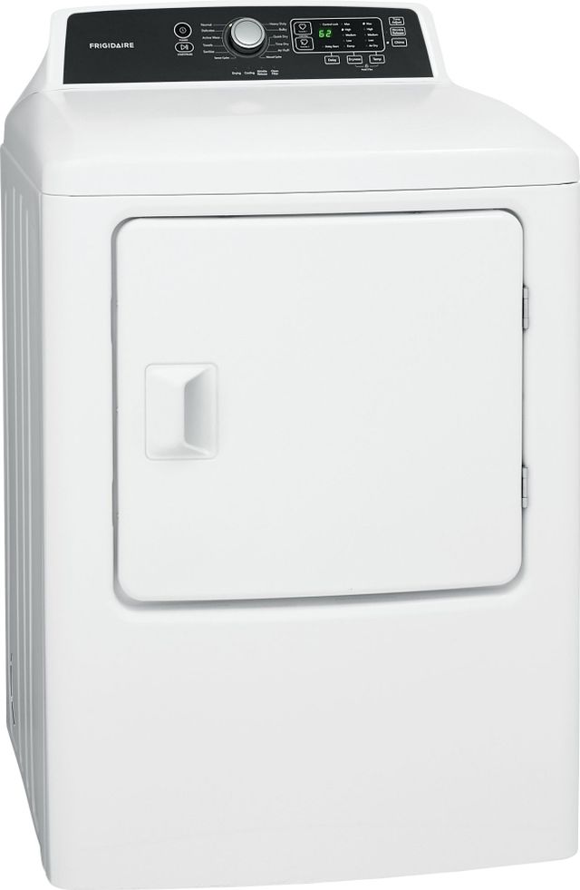 Frigidaire® 6.7 Cu. Ft. White Gas Dryer-5