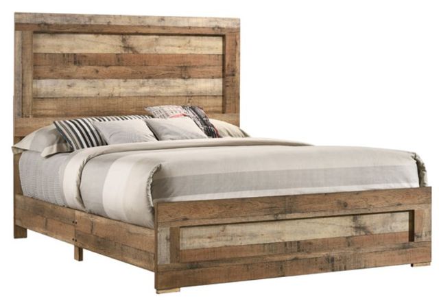 American Wholesale Furniture Salt Creek 3-Piece Rustic Sand Queen Bedroom Set-1