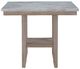 Global Furniture USA D4010 Gray/White Bar Table with Natural Base-1
