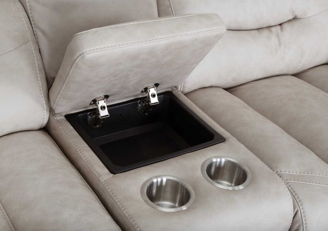 Franklin™ Decker Easter Buff Manual Reclining Console Loveseat-4