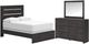 Signature Design by Ashley® Hollivern 3-Piece Dark Gray Full Bedroom Set-0