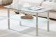 Titus Furniture 3 Piece Glass/Chrome Coffee Table Set-0