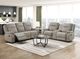 Homelegance® Dean Dove Double Manual Reclining Sofa-1