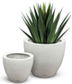 Le Present Helmet White 12" Planter-2